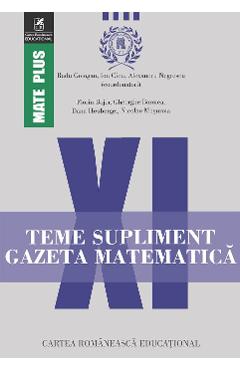 Gazeta Matematica - Clasa 11 - Teme supliment - Radu Gologan