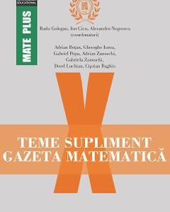 Gazeta Matematica Clasa a 10-a Teme supliment - Radu Gologan