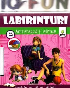 Iq Fun - Labirinturi - Antreneaza-Ti Mintea! 4+ Ani
