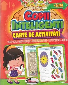 Jocuri pentru copii inteligenti. Carte de activitati +5 ani