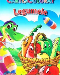 Legumele - Carte de colorat