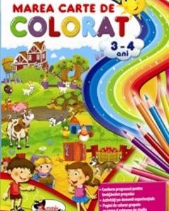 Marea carte de colorat 3-4 ani