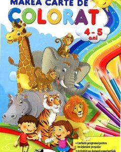 Marea carte de colorat 4-5 ani