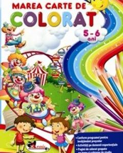 Marea carte de colorat 5-6 ani
