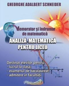 Memorator analiza matematica pentru liceu - Gheorghe Adalbert Schneider