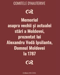Memoriul asupra vechii si actualei stari a Moldovei