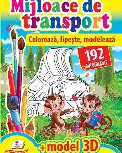 Mijloace de transport. Coloreaza