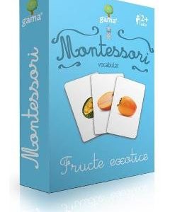 Montessori. Vocabular: Fructe exotice