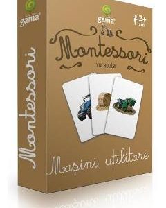 Montessori. Vocabular: Masini utilitare