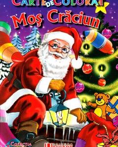 Mos Craciun. Carte de colorat