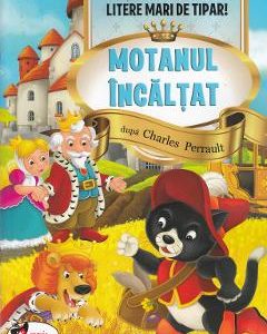 Motanul incaltat - Stiu sa citesc cu litere mari de tipar!