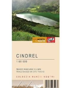 Muntii Cindrel. Harta de drumetie. Muntii Nostri