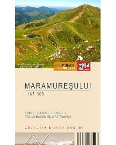 Muntii Maramuresului. Harta de drumetie. Muntii nostri