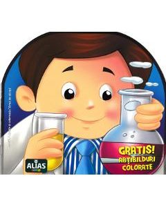 Omul de stiinta. Abtibilduri colorate