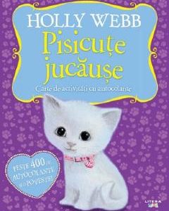 Pisicute jucause. Carte de activitati cu autocolante - Holly Webb