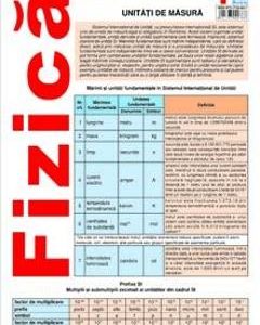 Plansa Fizica 1 - Unitati de masura