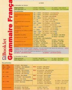Plansa Grammaire Francaise 1