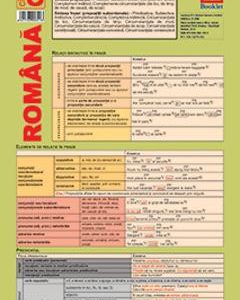 Plansa Limba romana - Clasa 8