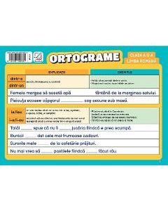Plansa ortograme - Clasa 2