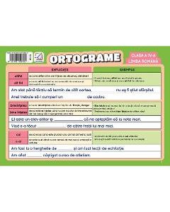 Plansa ortograme - Clasa 4