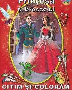 Printesa si broscoiul - Citim si coloram