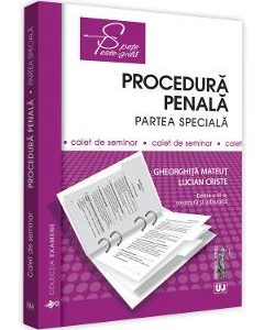 Procedura penala. Partea speciala. Caiet de seminar Ed. 3 - Gheorghita Mateut