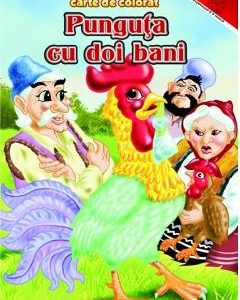 Punguta cu doi bani - Carte de colorat A4