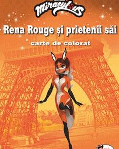Rena Rouge si prietenii sai. Carte de colorat