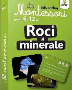 Roci si minerale. Carti de joc Montessori pentru 6-12 ani