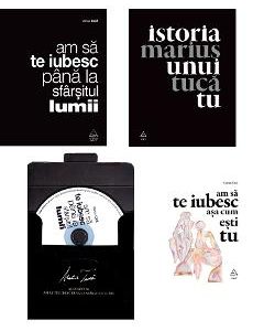 Set Am sa te iubesc pana la sfarsitul lumii (3 carti + 1 audiobook) - Marius Tuca
