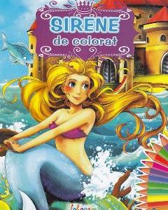Sirene de colorat 3 ani