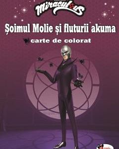 Soimul Molie si fluturii Akuma. Carte de colorat