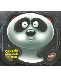 Ursul panda. Abtibilduri colorate + jucarie